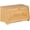 Natural Bamboo, variant on Vintage Large Wood Bread Box for Kitchen Counter, Retro Design Single Layer Bamboo Large Capacity Food Storage Bin (White)