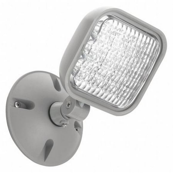 Lithonia Lighting ERE GY SGL WP M12 LED One Single Head Emergency Light, Gray