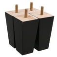 thumbnail image 7 of 4pcs Wooden Furniture Legs Sofa Legs Couch Leg Replacement Legs Coffee Table Dresser Feet For Coffee Table Dresser Desk Cabinet Bench Repair, 7 of 7