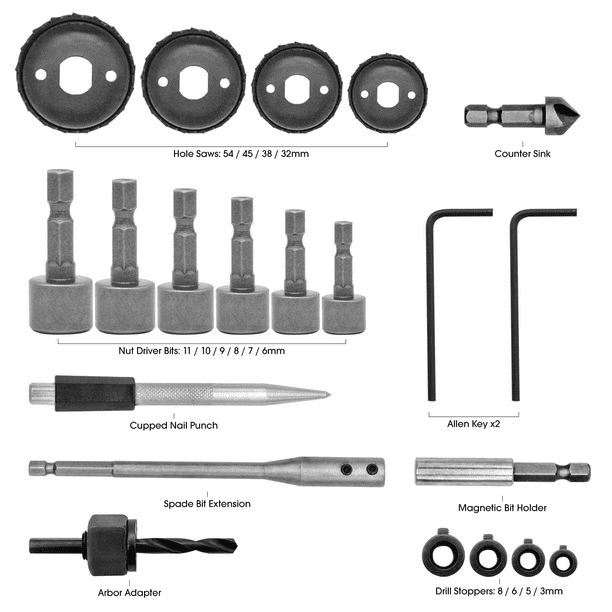 Black & Decker Drill Bit Set 16748 - Carbide