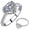 White Gold, variant on 2 CT D Color VVS1 Moissanite Engagement Ring , S925 Sterling Silver With 18k White Gold Plating Heart-shaped Double Halo Women Ring with Side Stones Promise Bridal Ring