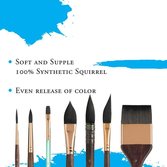 Artist Brush Series Synthetic Squirrel Hair Watercolor Paint Brush Round Size 8 for Detailed Artwork, Professional Painting, Brown