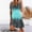 Blue, variant on HKEJIAOI Womens dress Women Casual Slimming Draw Back Printed Short Sleeves Cold Shoulder Dress Savings Clearance Blue