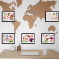 thumbnail image 7 of 6 Pcs Various Mushrooms Drawing Stencil 11.7x8.3inch Shiitake Mushrooms Enoki Mushrooms Painting Template Boletus Chanterelles Bees Grasshoppers Ants Stencil for Painting on Wood Wall, 7 of 7