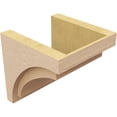 thumbnail image 5 of 11"W x 11"D x 11"H Wide Rivera Rough Cedar Woodgrain TimberThane Corbel, Primed Tan, 5 of 6