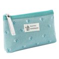 thumbnail image 1 of Makeup Bag Floral Pattern Portable Cosmetic Pouch Toiletry Storage Bag for Girls, 1 of 6