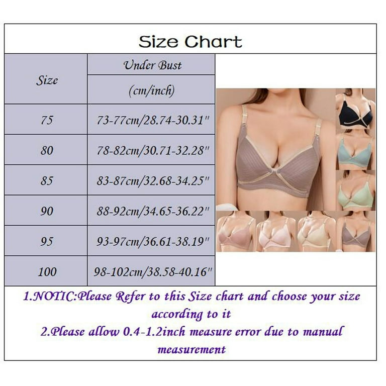 Vedolay Bra For Women Women's Plus Size Visual Effects Minimizer