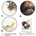 thumbnail image 3 of Designart Double Exposure Of A Buffalo With Nevada Landscape II Canvas Wall Art, 3 of 5