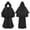 Black, variant on Halloween Cosplay Costume Charming Medieval Hooded Velvet Cape Cloak Outfit for Women Gir'ls Victorian Theme Party Christmas Masquerade Birthday Gift Holiday Party Roleplay Dress Up Wear