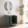 thumbnail image 4 of Vanity Art 24” Single Sink Bathroom Vanity Cabinet with Ceramic Countertop, 4 of 12
