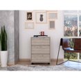 thumbnail image 2 of FM Furniture Vienna 3-Drawer Modern Wood Filing Cabinet in Light Gray, 2 of 9