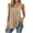 Khaki, variant on SHTXOZHI Tank Tops for Women Spaghetti Straps Tanks Plus Size Casual Pleated Scoop Neck Loose Sleeveless Tank Tops
