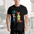 thumbnail image 4 of Zootopia 2 Men's T-Shirt Cotton Short Sleeve Crew Neck Tees, 4 of 5