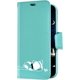 thumbnail image 1 of Funda tipo billetera con tapa de cuero de PU con patrón de gato de dibujos animados verde para Samsung Galaxy S10 Plus, 1 of 5