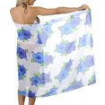 thumbnail image 3 of HAPPY BAY Women's Beachwear Summer Bikini Wraps Beach Wrap Sarong Coverups Swimwear Swim Cover up Skirt Bathing suit Swimsuit Pareo for Women One Size Frost, Floral, 3 of 4