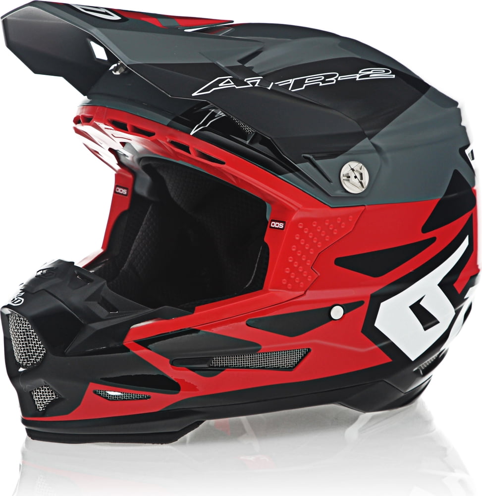 6D ATR-2 Merge Red Grey Black Helmet X 