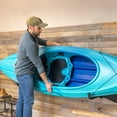 thumbnail image 3 of StoreYourBoard Roanoke Kayak Storage Rack Holder, Holds 100 lbs, Kayak Wall Mount Hooks Rack for Garage, Space Efficient, Solid Steel, Protective Padding, 3 of 6