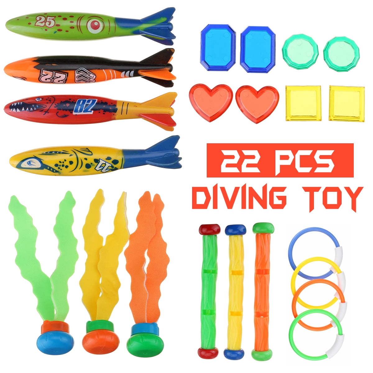 swimming sinking toys