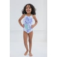 thumbnail image 4 of Disney Princess Ariel Little Girls One Piece Bathing Suit Toddler to Big Kid, 4 of 5