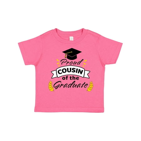 

Inktastic Proud Cousin of the Graduate-Family Graduation Gift Toddler Boy or Toddler Girl T-Shirt