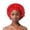 Red, variant on lnmuld Pleated Turban Headwrap Floral Rhinestone Head Wrap Cap for Women Size:One Size