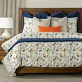 thumbnail image 2 of SIScovers  Hummingbird Abstract Print Duvet Set King - 7 Piece - Summer, 2 of 5