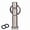 Gray, variant on EDC 1 PC Titanium Alloy Connecting Rod for Tool Pendant Paracord Rope Bead DIY-Blue