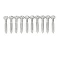 thumbnail image 2 of Guitar Bridge Screw, 10PCS Replacement Parts Metal String Fixing Screws High Hardness  For Tremolo System, 2 of 8