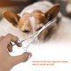thumbnail image 3 of Tijeras de peluquería canina Salutuya, pinzas para orejas de gato, diseño de punta curva, para limpieza de orejas, cara y patas de perro (grande), 3 of 5