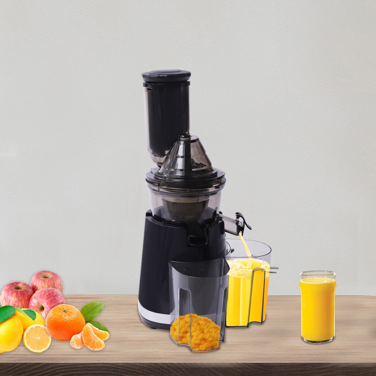 Kitchen Quiet Slow Juicer Masticating Juicer Machine Cold Press Extractor 45rpm