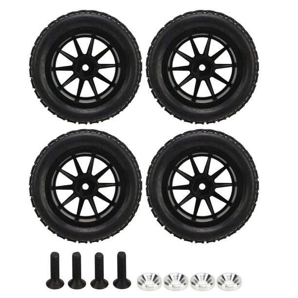 4 Uds neumáticos de coche RC a escala 1/16 neumáticos RC con 10 radios para coche de Control remoto 1/16 AXI31594 2BL YUNYI BRAND Deportes