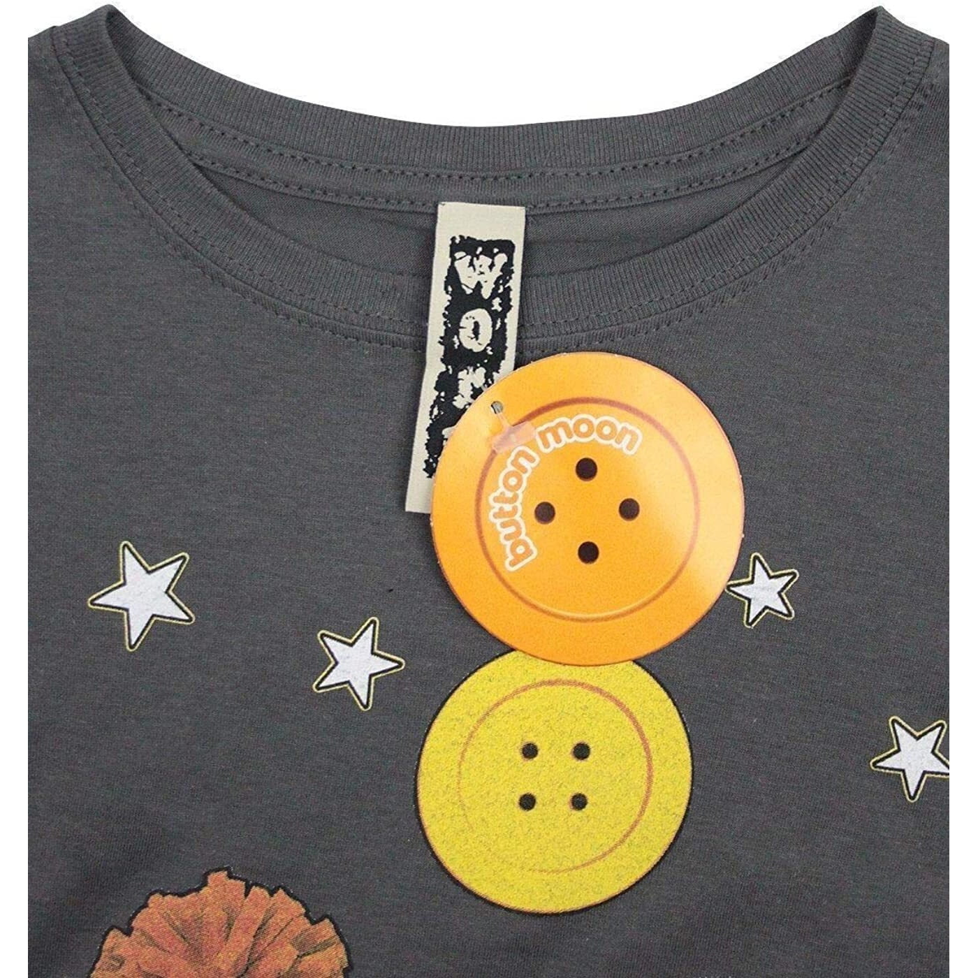 button moon t shirt