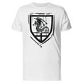 thumbnail image 1 of Sketch Of A Shield With A Dragon T-Shirt Men -Image by Shutterstock, Male x-Large, 1 of 2