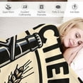 thumbnail image 3 of COMIO I'm Not Addicted to Beer Soft Throw Blanket, Beer Drinking Luxury Blanket (Blanket - Black), 3 of 6