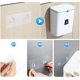 thumbnail image 5 of Cubo de basura para cocina - Cubo de basura blanco de 9 l para montar en la pared, 5 of 5