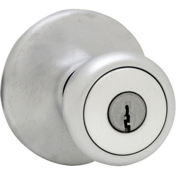 Kwikset Satin Chrome Mobile Home Entry Knob