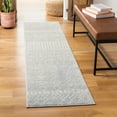 thumbnail image 3 of SAFAVIEH Tulum Coriander Moroccan Geometric Runner, 2' x 5', Light Grey/Ivory, 3 of 8