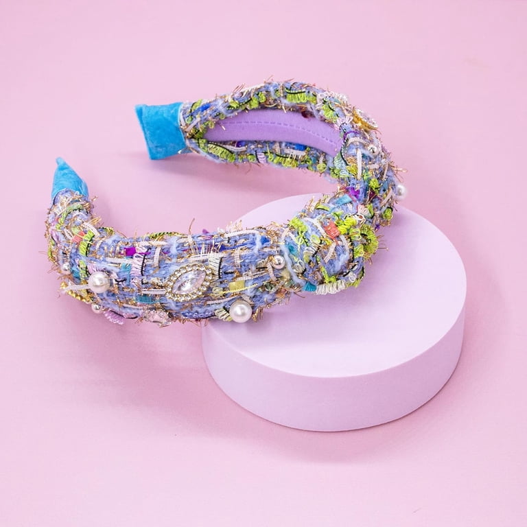 FROG SAC Knot Headbands for Girls - Embellished Pearl  display picture 3