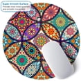 thumbnail image 2 of Bosobo Bosobo Mouse Pad, Round Mandala Mouse Mat, Cute Mouse Pad With Design, Non-Slip Rubber Base Mousepad With Stitched Edge, Waterproof Women Office Mouse Pads, Small Size 7.9 X 7.9 Inch, Pretty M, 2 of 7