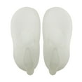 thumbnail image 1 of BRIGHTFUFU Calcetines de silicona Calcetines de barco hidratantes de gel Calcetines transpirables anti-agrietamiento de pies para pies y tacones secos y agrietados Talla L (Blanco), 1 of 7