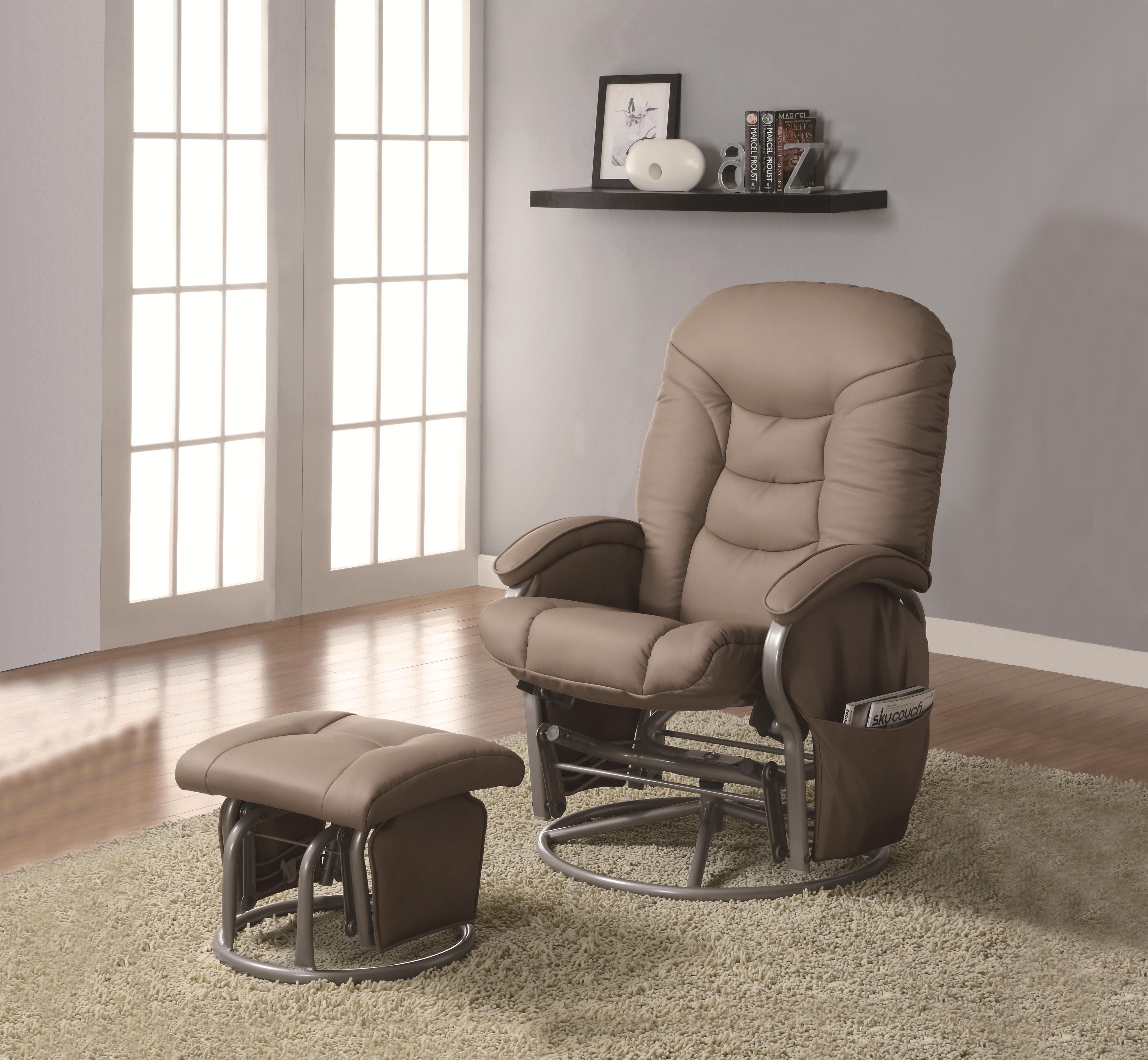 Deluxe Glider and Ottoman Set-Color 