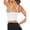 White, variant on LELINTA Pad Workout Sports Bras for Women Strappy Wirefree Yoga Gym Running Fitness Home Tops