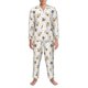thumbnail image 3 of Fotbe Bees And Flowers Pijama de Hombre con Estampado de Manga Larga, Conjunto de 2 Piezas, Ropa de Dormir Suave y Cómoda con Bolsillos-Large, 3 of 7