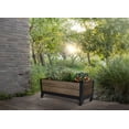thumbnail image 2 of Keter Mobile 24 Gallon Garden Planter - Perfect for Growing Fresh Vegetables, Flowers and Herbs, Walnut, 2 of 5
