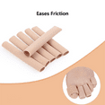 thumbnail image 5 of XIRQI 5Pcs All-Day Toe Protection Toe Protectors,Toe Protectors Women for Comfort Relief,Fabric Sleeve Protectors for Blister Prevention, 5 of 5