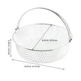 thumbnail image 2 of unbranded Accesorio Cesta Para Freidora De Aire De Malla Metálica Plateada Resistente, 2 of 8