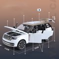thumbnail image 4 of 1:24 2022 Land Rover Range Rover SV SUV Alloy Model Car Toy Diecasts Casting Sound and Light Car Toys For Children Vehicle C523 Black With box, 4 of 6