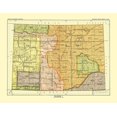 thumbnail image 2 of Hoen 14x12 Black Ornate Wood Framed with Double Matting Museum Art Print Titled - Colorado - Denver - Hoen 1896, 2 of 4