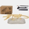 thumbnail image 1 of LSLJS Dinosaur Puzzle, with Small Plastic Tools (Hammer, Chisel, Brush) To Open The Clods To Find Gossils, Imitation Of Archaeological Processes, Dinosaur Archeology, 1 of 2