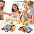 thumbnail image 7 of Dailycode Reusable Ziploc Bags Leakproof Sandwich Snack Freezer Bags Cartoon Watermelon Slice 3 pack, 7 of 7